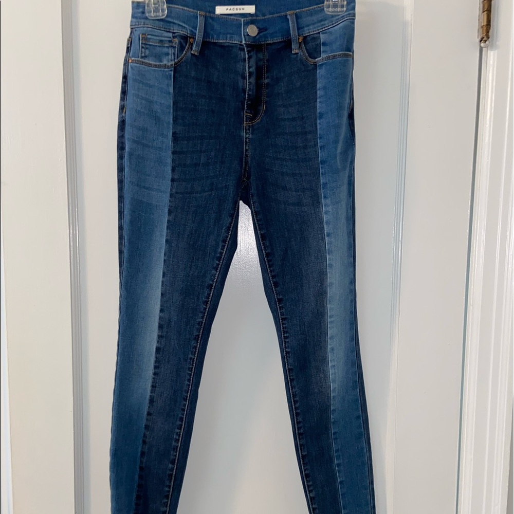PacSun Two Toned High Rise Jeggings